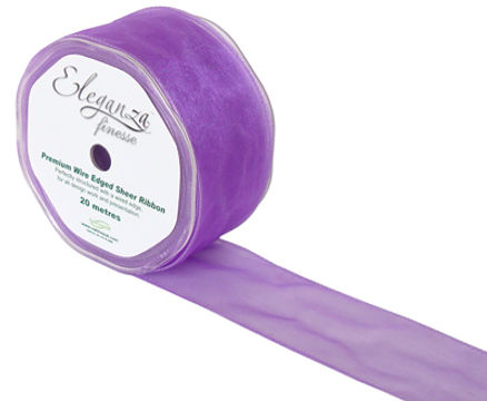 50mm x 20m Purple - Ribbons